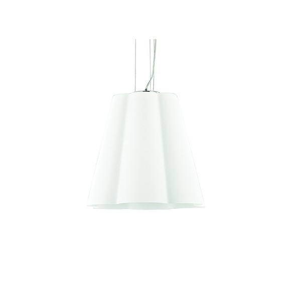 Ideal Lux 115757 Pendelleuchte 1x60W Sesto | E27 - weiß