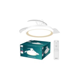 Philips 8721103096067 LED Ventilator mit Licht Bliss  | 35W integrierte LED-Quelle | 4500lm | 2700-6