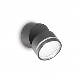 Ideal Lux 285450 LED Außen Wandleuchte Omega Ap Round 1x7w | 610lm | 3000k | IP54
