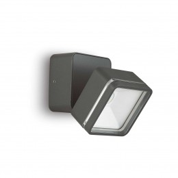 Ideal Lux 285511 LED Außen Wandleuchte Omega Ap Square 1x7w | 650lm | 4000k | IP54