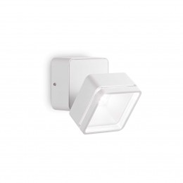Ideal Lux 285528 ​​LED Außen Wandleuchte Omega Ap Square 1x7w | 650lm | 4000k | IP54