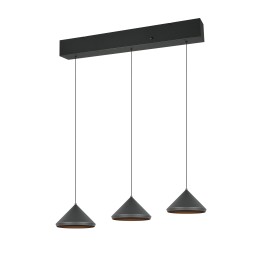 Trio 336210332 LED Pendel-Kronleuchter LAGUNA | 5W integrierte LED-Quelle | 500lm | 2300+3000+4000K