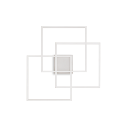 Ideal lux I341316 LED Anbau-Kronleuchter FRAME  | 33W integrierte LED-Quelle | 2700K