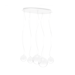 Ideal lux I346632 Pendel-Kronleuchter MAPA CLEAR E27