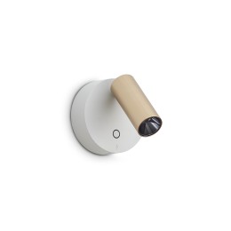 Ideal lux 347493 LED Spot-Wandleuchte ELF | 3W integrierte LED-Quelle | 200lm | 3000K
