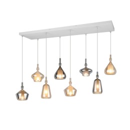 Trio T349400817 Pendel-Kronleuchter ALDEA | 8x10W E14