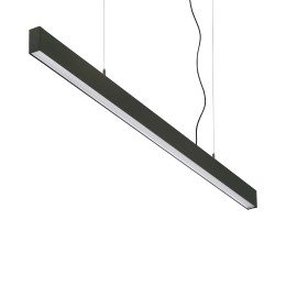Ideal lux 369112 LED Pendelleuchte OFFICE | 30W integrierte LED-Quelle | 1940lm | 3000K