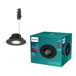 Philips 8721103038050 LED Einbauleuchte Cilantro | 5W integrierte LED-Quelle | 500lm | 2700K