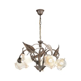 Luce Ambiente Design I-AUTUNNO/5 Pendel-Kronleuchter AUTUNNO | 5×60W E14