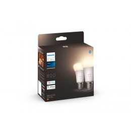 Philips Hue 8719514319028 LED Leuchtmittel Set 2x9W | 806lm | 2700K