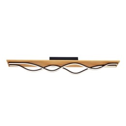 Italux PLF-23848-30W-BK-GD LED Anbau-Kronleuchter Conato | 35W integrierte LED-Quelle | 1500lm | 300