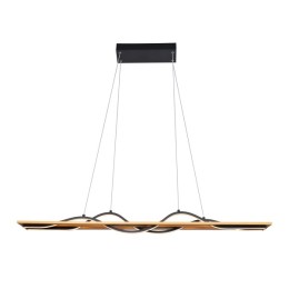 Italux PND-23848-30W-BK-GD LED Pendel-Kronleuchter Conato | 35W integrierte LED-Quelle | 1200lm | 30