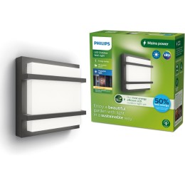 Philips 8720169276888 LED Außenwandleuchte Petronia | 3,8W integrierte LED-Quelle | 800lm | 2700K