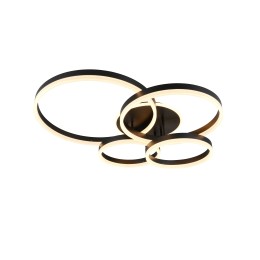 Trio 632210432 LED Anbau-Kronleuchter DRAKE | 50W integrierte LED-Quelle | 5850lm | 2700-6500K