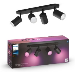 Philips Hue 8720169319394 LED Spot-Deckenleuchte Fugato  | 4x4,2W GU10 | 2000-6500+RGBK