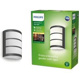 Philips 8719514417595 LED Außen Wandleuchte Python 1x6w | 450lm | 2700k | IP44