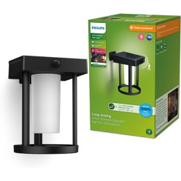 Philips 8720169263895 LED solar Außenwandleuchte Camill | 1,4W integrierte LED-Quelle | 250lm | 3000