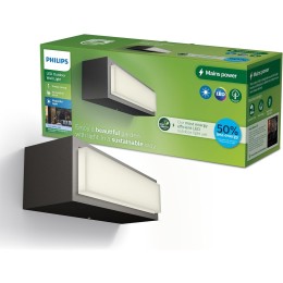 Philips 8720169263697 LED Außenwandleuchte Stratosphere | 3,8W integrierte LED-Quelle | 800lm | 2700