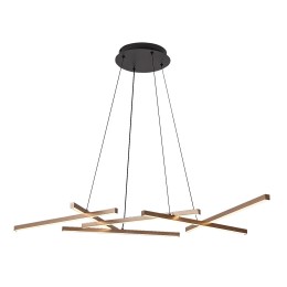 Rabalux 98072369 LED Pendel-Kronleuchter Severine | 40W integrierte LED-Quelle | 2400lm | 3000-6500