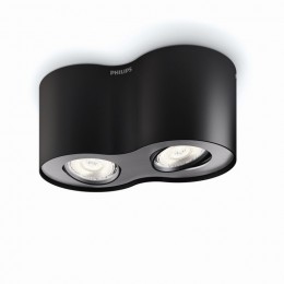 Philips 53302/30/16 LED Deckenleuchte Phase 2x4,5W | 2700K