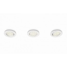 Philips LED Spotleuchte 2700K 4x1W Albireo