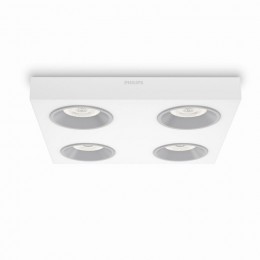 Philips 31214/31/16 LED Deckenleuchte Quine 4x4,5W | 2700K