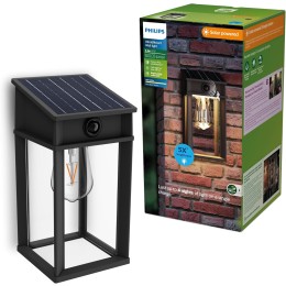 Philips 8720169361829 LED solar Außenwandleuchte Geri  | 3,2W integrierte LED-Quelle | 500lm | 2700K