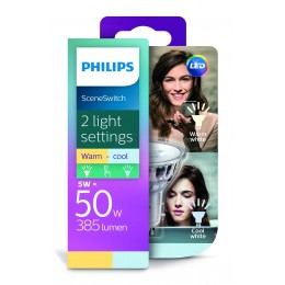 Philips 8718696810873 LED Lampe 1x5W | GU10 | Änderung der Farbtemperatur