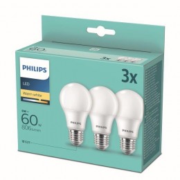 Philips 8718699775490 LED Set 3x8w-60W | E27 | 806lm | 2700k