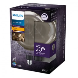 Philips 8719514315396 LED-Lampe 6,5W / 20W | E27 | 200lm | 1800k | G200