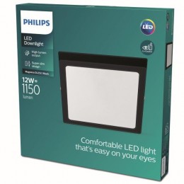 Philips 8719514328730 LED Deckenleuchte Magneos Slim 1x12w | 1150lm | 2700k