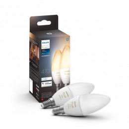 Philips Hue 8719514356733 LED Set 2x4w | E14 | 470lm | 2200-6500k - weiß