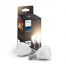 Philips Hue 8719514356771 LED Set 2x5,7w | E14 | 470lm | 2700k | P45 - weiß