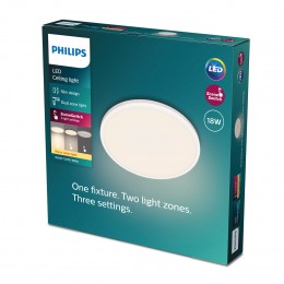 Philips 8719514431904 LED-Deckenleuchte Ozziet 1x18W | 1800lm | 2700K