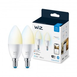 Philips WiZ 8719514551336 LED Lampen-Set | 4,9W E14 | 470lm | 2700-6500K
