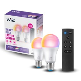 Philips WiZ 8720169074972 LED Lampen-Set | 8,5W E27 | 806lm | 2200-6500+RGBK