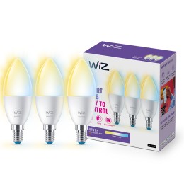 Philips WiZ 8720169075696 LED Lampen-Set | 4,9W E14 | 470lm | 2700-6500K