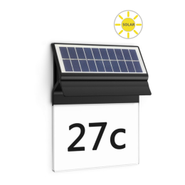 Philips 8720169265462 LED solar Außenwandleuchte Enkara | 0,2W integrierte LED-Quelle | 17lm | 2700K