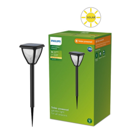 Philips 8720169265721 LED solar Erdspießleuchte Vapora | 1,5W integrierte LED-Quelle | 200lm | 2700K