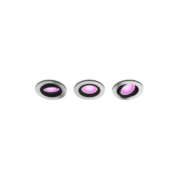 Philips Hue 8720169318854 LED Set von Einbauleuchten Centura | 3x4,2W GU10 | 3x350lm | 2000-6500 R