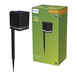 Philips 8720169386839 LED solar Erdspießleuchte Virona  | 1,8W integrierte LED-Quelle