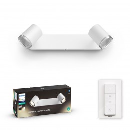 Philips Hue 34360/31/P6 Wandleuchte Adore 2x5,5W | GU10 | 500L | 2200-6500K