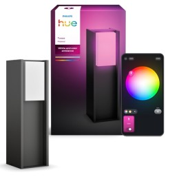 Philips Hue  8721103118455 LED Wegeleuchte Turaco  | 8W integrierte LED-Quelle | 1100lm | 2000-6500K