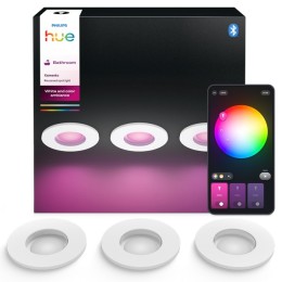 Philips Hue 8721103072900 LED Set von Einbauleuchten Xamento | 4W GU10 | 350lm | 2000-6500K
