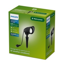 Philips 8721103104991 LED Erdspießleuchte Cylr | 5W integrierte LED-Quelle | 350lm | 2700K