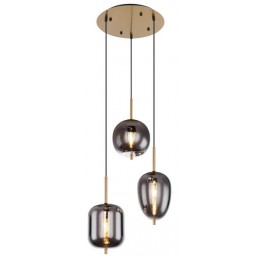 Globo 15345-3MM Deckenleuchte Blacky I 3x40W | E14