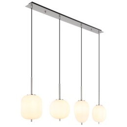 Globo 15345-4NO Pendel-Kronleuchter BLACKY E14
