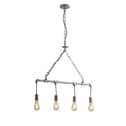 Luce Ambiente Design I-AMARCORD-S4 ZN Pendel-Kronleuchter AMARCORD E27