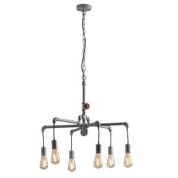 Luce Ambiente Design I-AMARCORD-S6 ZN Pendel-Kronleuchter AMARCORD E27