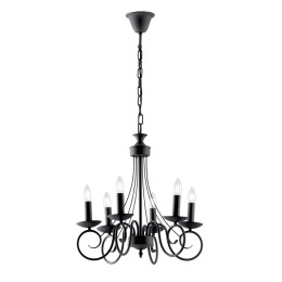 Luce Ambiente Design I-BEATRICE-6 Pendel-Kronleuchter BEATRICE E14